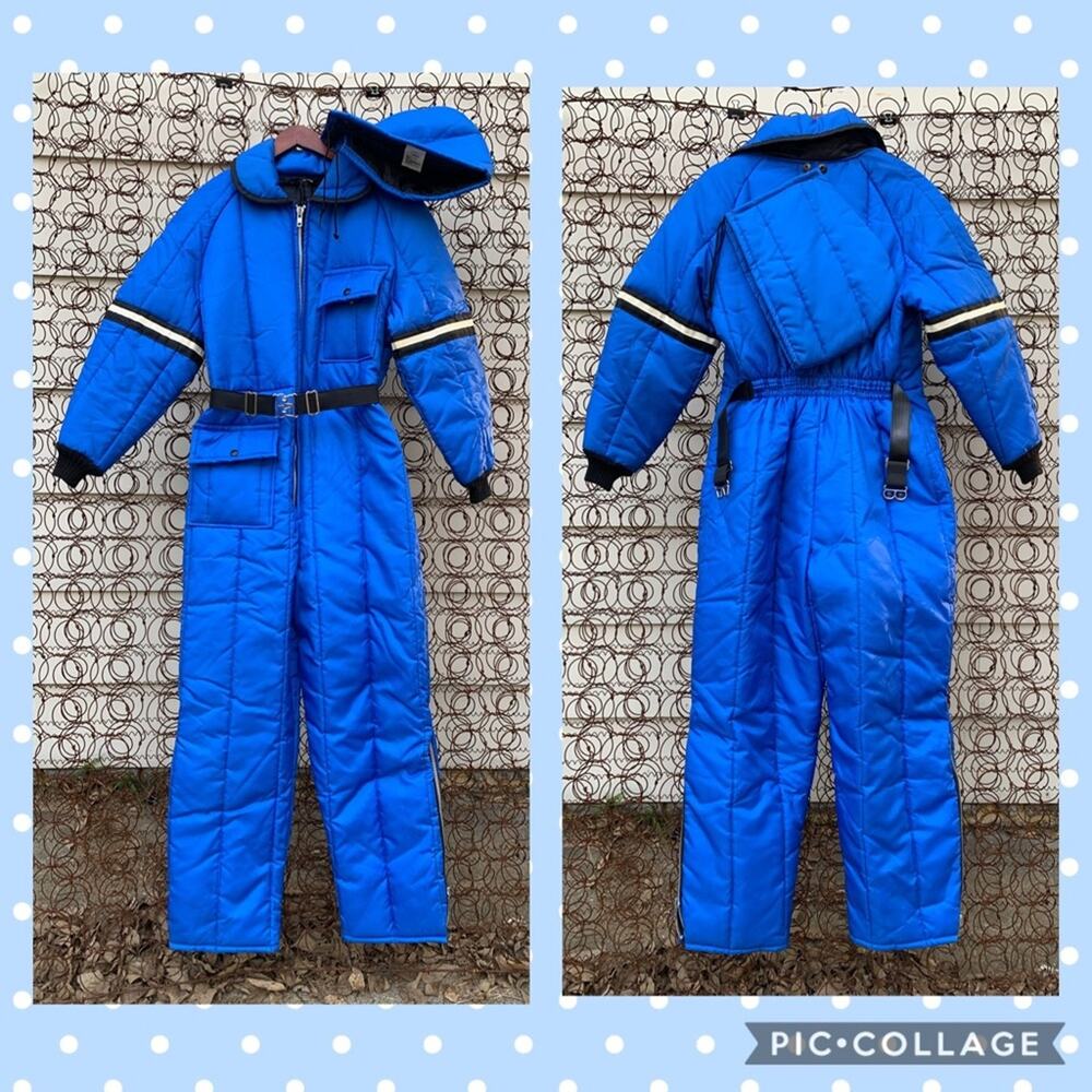 Vintage 80s JC Penney Snowmobile Suit Ladies Large?